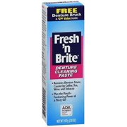 FRESH'N BRITE Fresh 'N Brite Denture Cleaning Paste - 3.8 oz, Pack of 6