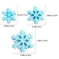 thumbnail image 2 of WRITWAA 36 Pieces Sky Resin Snowflake Decorations for Crafts, Hair Accessories, Scrapbooking and More, 2 of 7