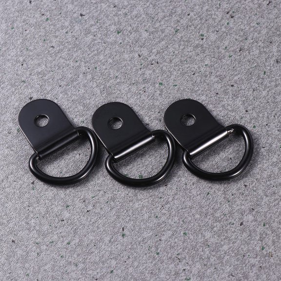 Soimiss 24Pcs D Ring Picture Hanging Hooks Made of Stainless Steel for Wall Mounting in Office Use