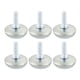 thumbnail image 1 of Patas de mesa ajustables M8 x 18mm con rosca macho, deslizadores de muebles, 6 piezas, 1 of 7