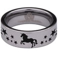 thumbnail image 2 of Unicorn Tungsten Carbide Ring, 2 of 9