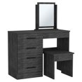 thumbnail image 4 of Makeup Vanity with 4 Shelved Drawers | Ideal for Bedroom Makeup | Particle Board Manufacturing | Helps Clear Bedroom Storage Chaos, 4 of 4