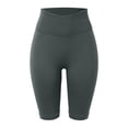 thumbnail image 4 of xfsWaSs Biker Shorts for Women Knee-Length Leggings High Waist Lifting Workout Gym Shorts Breathable Stretch Athletic Running Yoga Shorts, 4 of 5