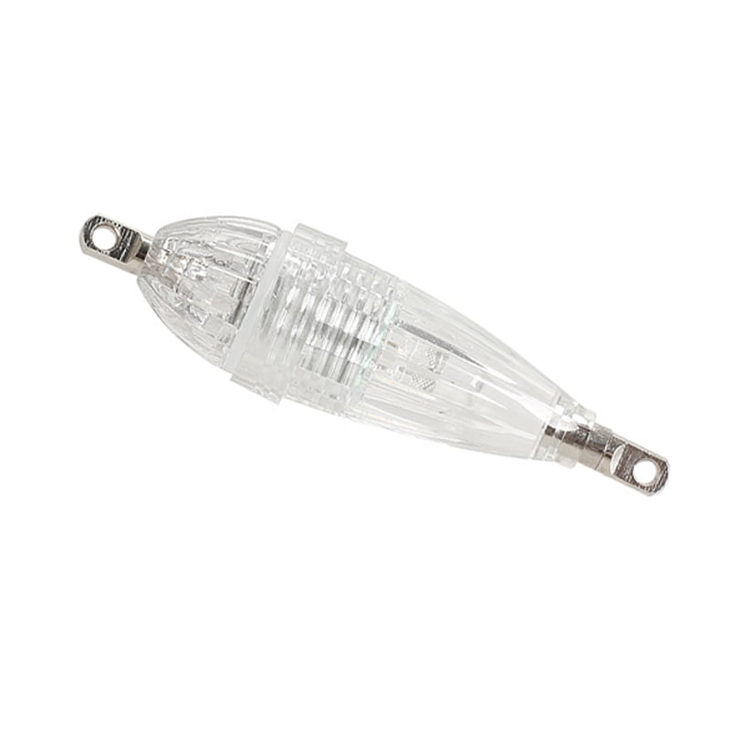 White Mini LED Deep Drop Underwater Fishing Squid Fish Lure Flash Light 