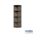 thumbnail image 2 of Mobi Librero Esquinero 40cm Madera Valeria Fresno 4 Entrepaños Mobi Muebles Contemporáneo, 2 of 7
