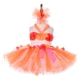 thumbnail image 5 of Girls Tropical Luau Party Dress & Tutu Set, 2 Sizes (Girls, Baby) for Beach Bonfire Dance Performance and Theme Celebration, 5 of 5