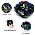 thumbnail image 3 of Frog Sanitary Napkin Storage Bag with Plush Velvet, Sponge, and Oxford Cloth - 4.7x6.6x6.6 in - Keep Your Sanitary Napkins Organized, 3 of 6