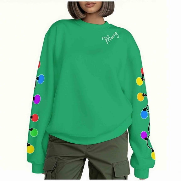 My Items Talove Long Sleeve Shirts for Women Graphic Printed Sweatshirt Women Fall Clothes Crewneck Pullovers Tops Womens Tops Casual Plus Size Christmas Shirts