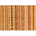 thumbnail image 1 of Ahgly Company Indoor Rectangle Abstract Orange Modern Area Rugs, 2' x 3', 1 of 4