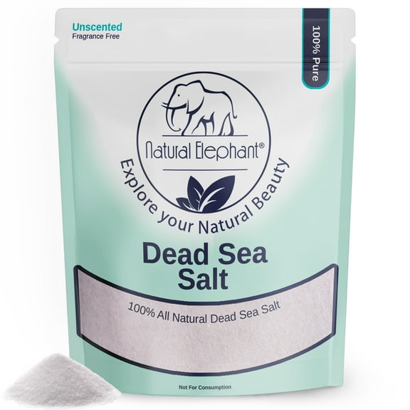 Natural Elephant Dead Sea Salt Fine 19 lb (8.6 kg)