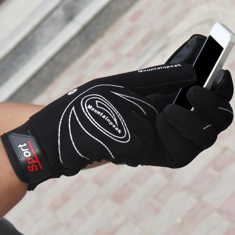 UK Anti-slip Cycling Gloves Touch Screen Full Finger MTB Bike Bike Cycle Mitts 