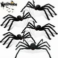 thumbnail image 2 of 5Pcs Giant Halloween Spider Set-Scary Spider Decor For Haunted House Party Props, 2 of 6