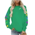 thumbnail image 5 of Winter Saving Talove Long Sleeve Shirts for Women Funny Graphic Sweatshirt Women Fall Clothes Cute Print Tops Womens Tops Dressy Casual 3/4 Sleeve Christmas Shirts, 5 of 6