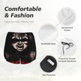 thumbnail image 6 of Lsque Chucky Printed Women's Running Shorts with Liner Pockets,Elastic Quick Dry Workout Athletic Gym Yoga Shorts,Womens High Waist Shorts-XX-Large, 6 of 9