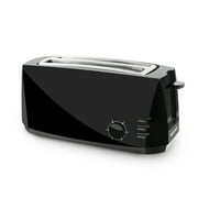 Elite Gourmet ECT4829B New 4-slice Long Slot Cool-touch Toaster (black)