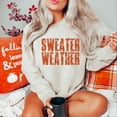 thumbnail image 2 of Sweater Weather Block Distressed - Women's Graphic Sweatshirt, 2 of 9