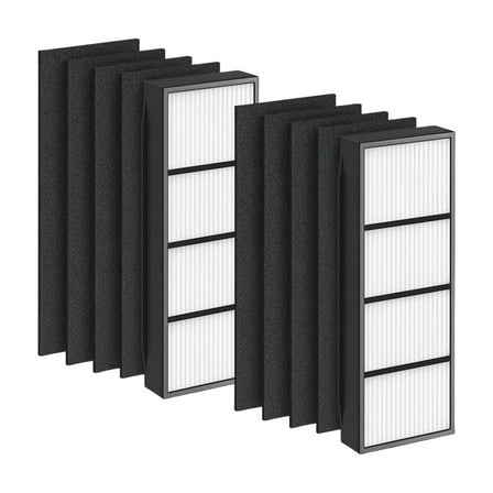 Nispira V-HEPA Replacement Filter Compatible with Finn Air Purifier OVHT9908 Part RFT9908. 2 Sets