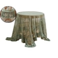 thumbnail image 1 of Lace Round Tablecloth for Round Tables 35 Inch Floral Embroidered Farmhouse Hollow Out Decorative Table Cloth Rustic Table Cover for Kitchen Dining, 1 of 6