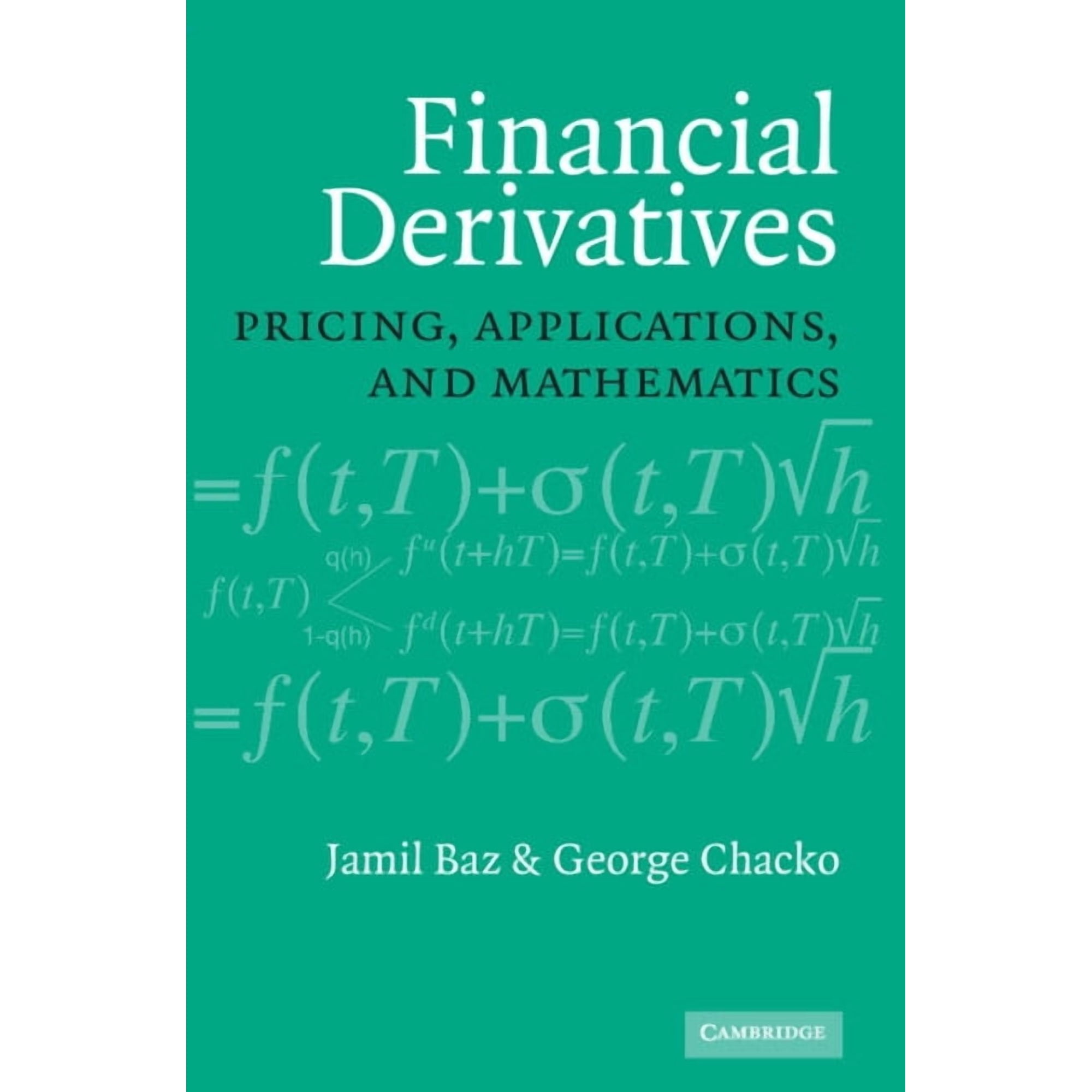 Financial Derivatives (Hardcover)