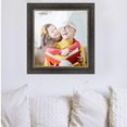 thumbnail image 3 of 9x9 Frame Brown Solid Wood Picture Frame | 1.75 Inch Moulding Width | Austin Frame Complete with UV, 3 of 8
