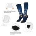 thumbnail image 6 of Lsque Beautiful New Year 2024 Printed Crew Socks Men's Women's LightWeight Thin Casual Calf Socks ,Knee High Socks,Cotton Socks, 6 of 9