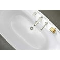 thumbnail image 6 of Sterling 95338-0 66" X 36" Spectacle Freestanding Bath Tub - White, 6 of 8