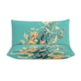 thumbnail image 3 of 3 Pcs Soft Bedding Set, Includes 1 Duvet Cover with Zipper And 2 Pillow,Shams Vintage Guitar With Wings Queen(90"×90"), 3 of 8