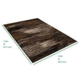 thumbnail image 4 of Chocolate/Beige/Gold/Abstract Contemporary Modern Design Mixed Brush Pattern Colors Area Rug, 4 of 8