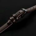 thumbnail image 4 of Uxcell Genuine Leather Band Smooth Flat Leather Watch Strap for Men and Women Dark Brown/Black 10mm, 4 of 7