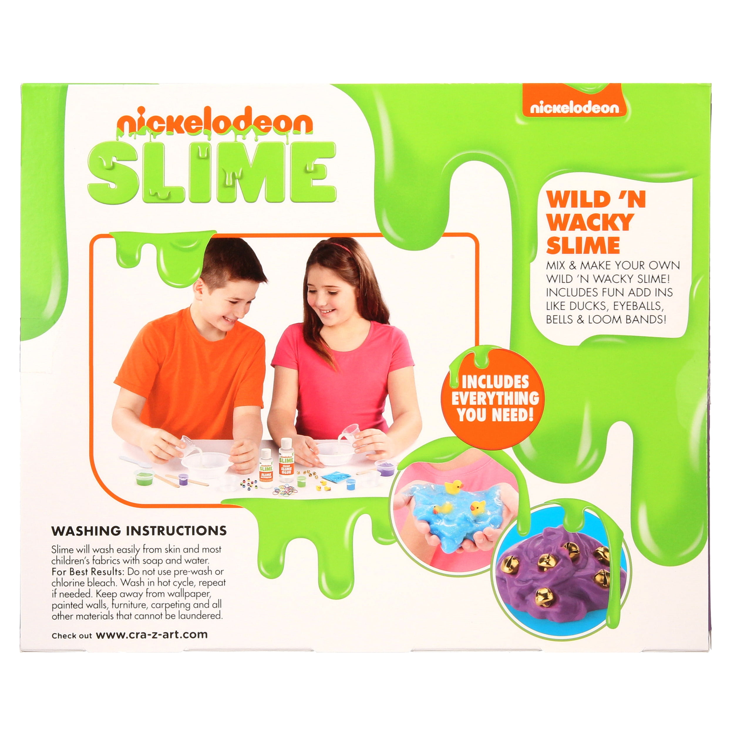 Cra-Z-Art Nickelodeon Make Your Own Wild N Wacky Slime Kit