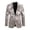 Camo Hunting,Grey, variant on Hunting Camo Tree Print Men's Sports Suit Jacket Trendy One Button Business Casual Blazer Business Wedding Jackets with 2 Side Pockets