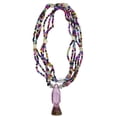 thumbnail image 1 of Collar Mazo Personal Santa Muerte Rosa Curado, 1 of 3