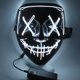 thumbnail image 2 of Máscara emisora de luz de Halloween Black V con Blood Horror Led Mask Ghost Face El Fluorescent Atmosphere Atrezzo - verde fluorescente-Dontodent Kuyhfg Sin marca, 2 of 5