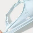 thumbnail image 4 of WCJM Beige Women's Ice Sports Thin Breathable Underwear Jelly Glue Back Women's Underwire Bra, 4 of 6