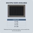 thumbnail image 5 of Hart & Cooley 6" X 14" Heavy Duty Steel Floor Grille, HVAC Vent Cover, Brown, 5 of 10