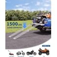 thumbnail image 2 of 2 Pack 89 In Aluminum Motorcycle Ramp 750 lbs Capacity Lightweight Folding Dirt Bike Loading Ramps for Pickup Truck ATV/UTV, 2 of 6