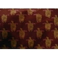 thumbnail image 4 of oneOone Cotton Silk Fabric Turtle Block Printed Fabric 1 Yard 42 Inch Wide, 4 of 4