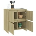 thumbnail image 4 of vidaXL Sideboard Bar Buffet Cabinet for Kitchen Living Room Engineered Wood, 4 of 35