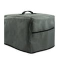 thumbnail image 1 of MYG Nylon Air Fryer Cover Waterproof Protective Dust Cover for Small Kitchen Appliances Toaster Coffee Machine Blender with 2 Storage Pockets Grey 13.58*10.43*11.41 in, 1 of 7
