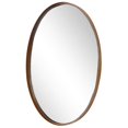 thumbnail image 1 of Benzara BM205007 Transitional Oval Shaped Metal Frame Wall Mirror, Gold & Silver, 1 of 1
