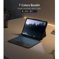 thumbnail image 3 of Funda de teclado CHESONA para iPad Pro 11 2022 con panel táctil gris, 3 of 9