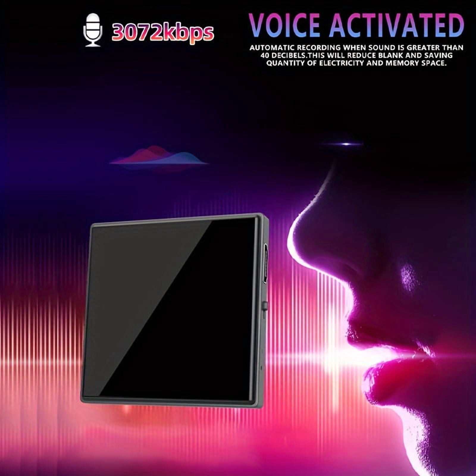64GB Voice Recorder with AI Triple Noise Reduction, 750 Hours Storage, Voice-Activated Recorder for Lectures, Meetings, Interviews