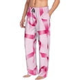 thumbnail image 6 of Fuzoiu Breast Cancer Ribbons Awareness Print Men's Pajama Pants,Lounge Pants for Men,Lounge PJ Bottoms,Sleepwear Pants with Drawstring Pockets -XX-Large, 6 of 6