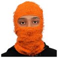 thumbnail image 2 of Lilgiuy Distressed Balaclava Ski Mask for Men Women Knitted Full Face Mask Winter Solid Color Trendy Windproof Neck Warmer for Cycling Motorcycling (Free Size), 2 of 2