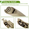 thumbnail image 6 of Front Driver Side Door Panel Handle Pull Trim Cover for BMW 5 Series G30 2017-2021 Inner Door Handle Door Pull Handle Cover Beige ABS 1 Set, 6 of 6