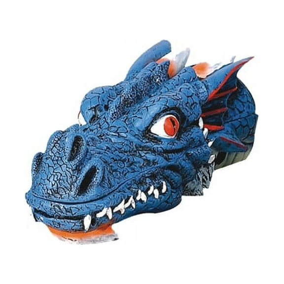 Ancient Veda Blue Dragon Head 11" Incense Stick and Cone Burner