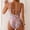 Pink, variant on HAIJIE One Piece Bathing Suit Racerback Bathing Suit Swimsuit One Piece for Girlfriend Women Swimwear