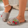 thumbnail image 5 of KEVCHE Womens Fuzzy Slippers , Warm Plush Interior with Non-Slip Tread , Indoor Outdoor House Shoes, 5 of 6