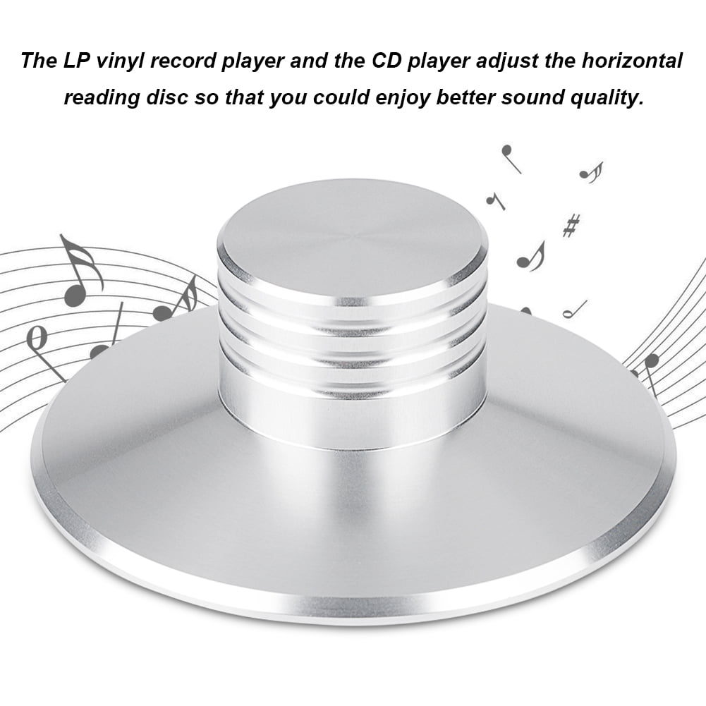 Durable Portable Aluminum Disc Stabilizer for Maintaining Stability Record for Vibration Balanced red LP Disc Stabilizer