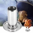 thumbnail image 1 of Yuarrent Soporte para pollo y pato, soporte para parrilla, asado para barbacoa, costilla, placa de pollo a la parrilla de acero inoxidable Cocina y Comedor abajo Yuarrent HA024256-02, 1 of 1